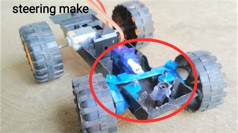 How To Make Steering Rc Car With Servo Motor Youtube