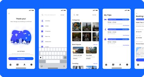 Travel App Template Free On Figma