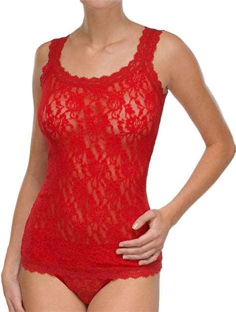 Hanky Panky Signature Lace Unlined Camisole In Red Lyst