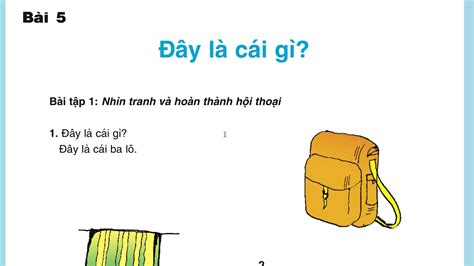 Learning Vietnamese With V Quê Việt A1 Lesson 54 Đây Là Cái Gì