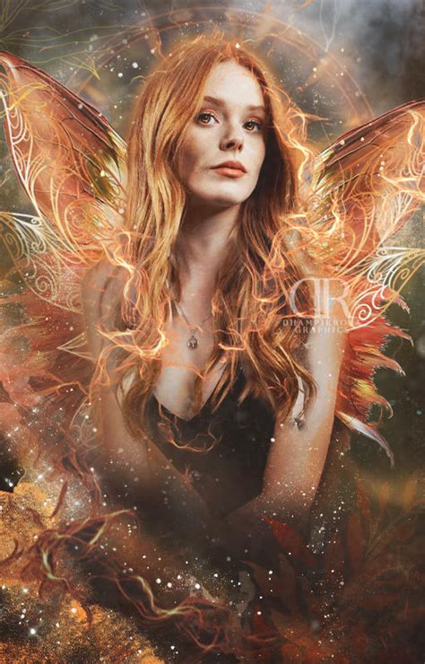 The Fire Fairy By Dhampirroza On Deviantart