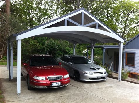 Two Car Garage With Carport