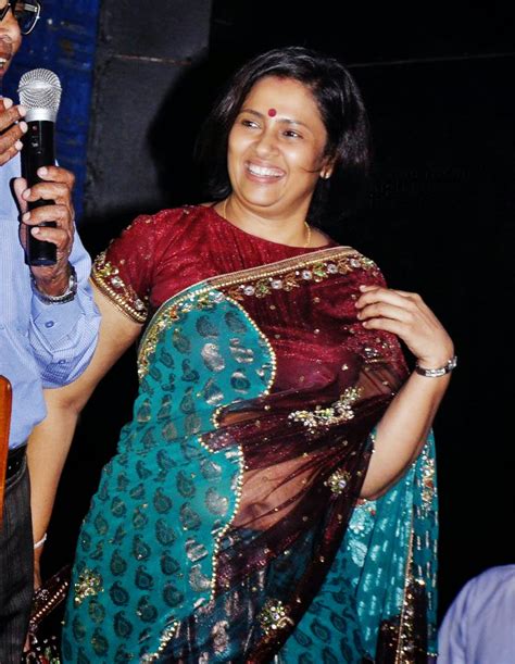 Lakshmi Ramakrishnan Hot In Transparent Saree Photos Saree Below