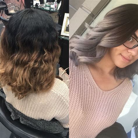 Check spelling or type a new query. Grey ombré balayage on short hair | Hair, Beauty hair ...