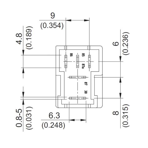 871 Automotive 35a Plug In Iso Micro Relay