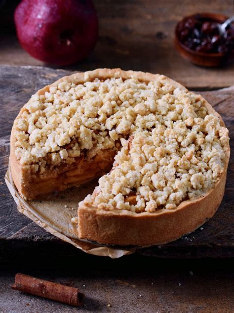 Vegan Apple Pie With Streusel Gluten Free Recipe Elavegan