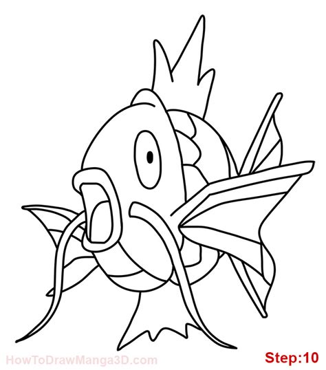 Magikarp Pages Coloring Pages