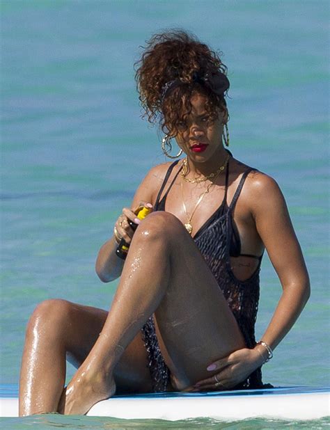 Rihanna In A Thong Bikini Hawtcelebs