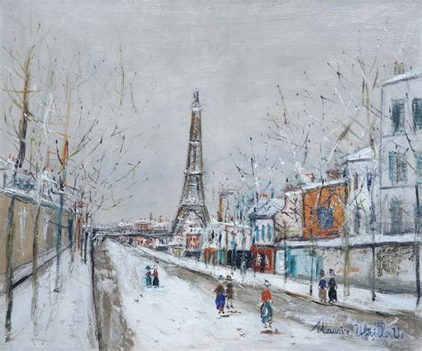 The Eiffel S Tower At Paris 1940 Maurice Utrillo 1883 1955 画家 絵画 絵