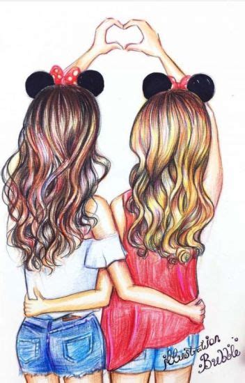 This is a good time to paint pictures and give them a gift. 2Bff Coloring Page : Two Girls Coloring Pages at ...