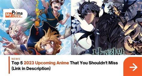 Top 5 2023 Upcoming Anime That You Shouldnt Miss