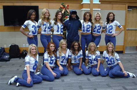 Dallas Cowboys Cheerleaders Visit Area I Twelve Dallas Cow Flickr