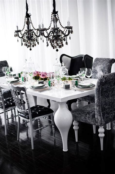 Modern Black And White Dining Rooms A Timeless And Elegant Combination