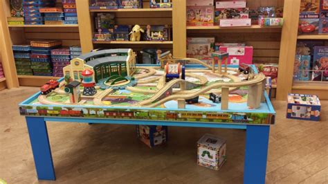 Wooden train track 8 way turn table compatible w/ thomas the train tracks. Thomas The Train Train Set Table & ... Thomas The Train ...