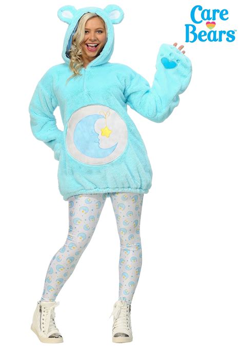 25 best ideas about care bear costumes on pinterest. Care Bears Deluxe Bedtime Bear Hoodie Costume for Women