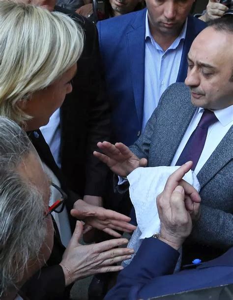 French National Front Leader Marine Le Pen Leaves Meeting With Top Muslim Cleric As She Refuses