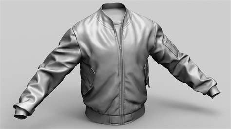 M1 Flight Jacket 3d Model 25 Ztl Obj Free3d