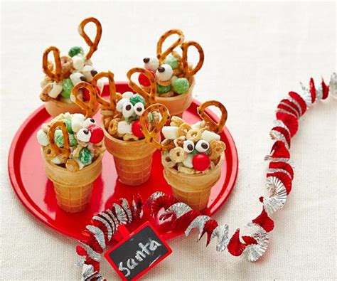 Reindeer Snack Cones Recipe Recipe Food To Love