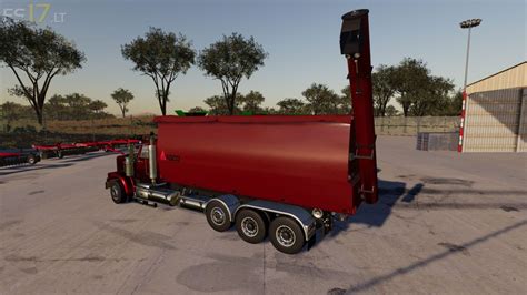 Peecon Hooklift Auger Container V 10 Fs19 Mods