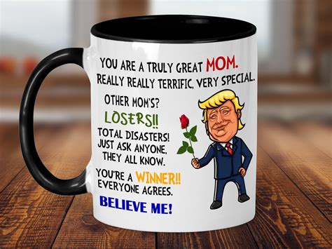 Mothers Day Gift Trump Mom Mug Donald Trump Mug Best Mom Etsy