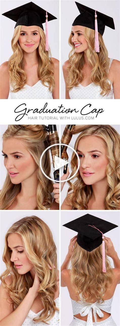 6 Trendy Coiffures à Porter Avec Votre Graduation Cap Graduation
