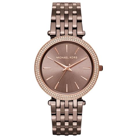 Michael Kors Ladies Brown Darci Watch Mk3416 Womens Watches From The