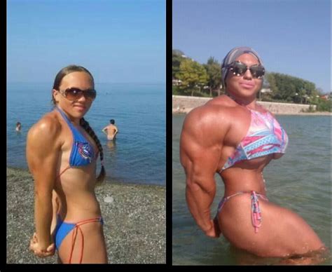 Check Out This Female Bodybuilder S Insane Before And After Photo Body Building Women
