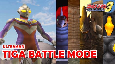 Ultraman Fe3 Ultraman Tiga Battle Mode 3 1080p Hd Youtube