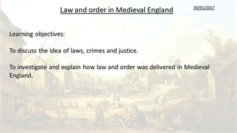 Medieval Law And Order Teaching Resources