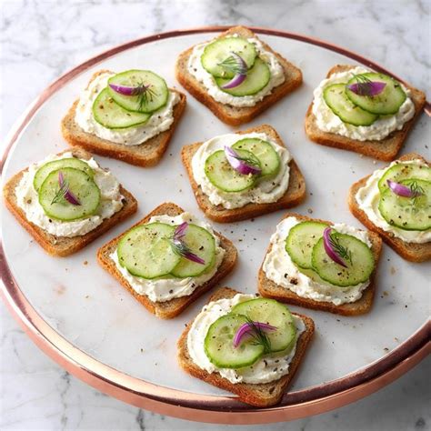 Savory Cucumber Sandwiches Recipe How To Make It Taste Of Home