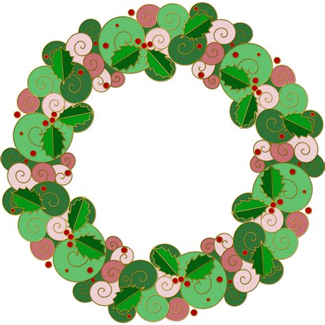 1300x1388 extraordinary christmas wreath cartoon 6 royalty free rf clipart. Don't Eat the Paste: Swirly Wreath to Color