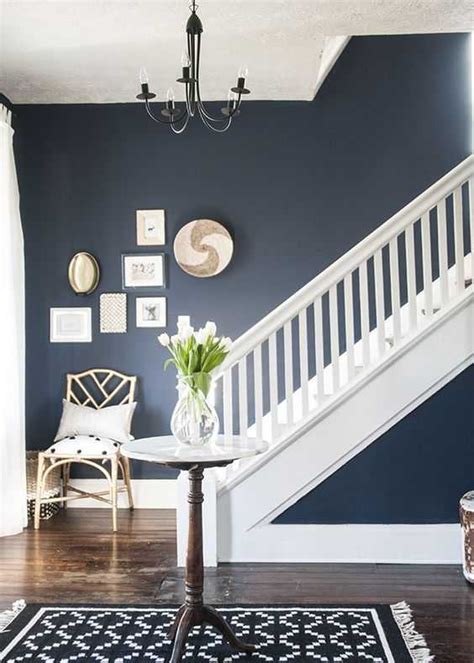 Navy Blue Wall Paint Zalowears