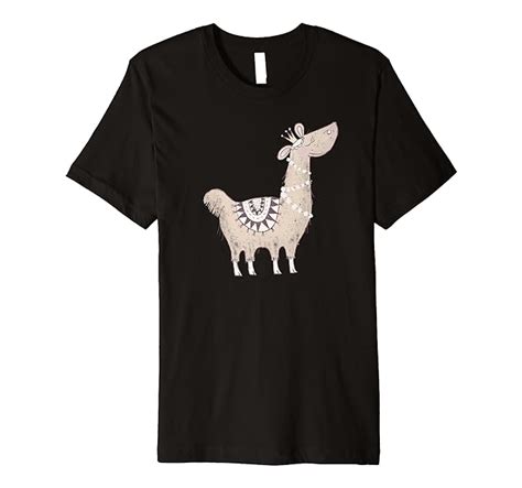 Amazon Com Pretty Llama Premium T Shirt Clothing
