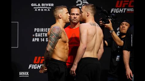 Dustin Poirier Vs Justin Gaethje Ufc On Fox Staredown Mma