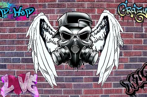 1179x2556px 1080p Free Download Skull Graffiti Graffiti Skull Gas