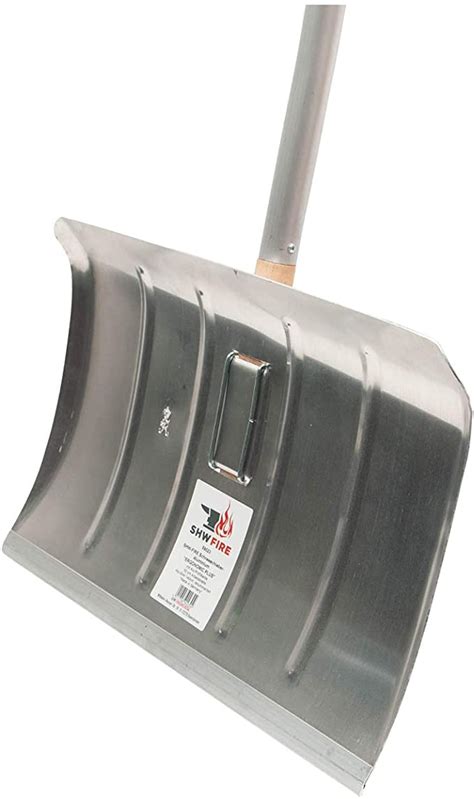 Shw Fire 59023 Snow Shovel Aluminium Ergonomic With Aluminium Handle