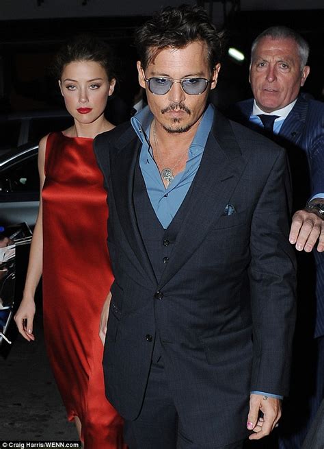 Johnny Depp And Girlfriend Amber Heard Head Out For Dinner Daily Mail Online