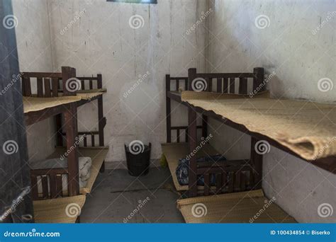 Old Prison Cell In Longhua Martyr S Museum In Shanghai Editorial Stock