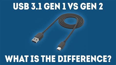 Usb 31 Gen 1 Vs Gen 2 Whats The Difference Simple Youtube