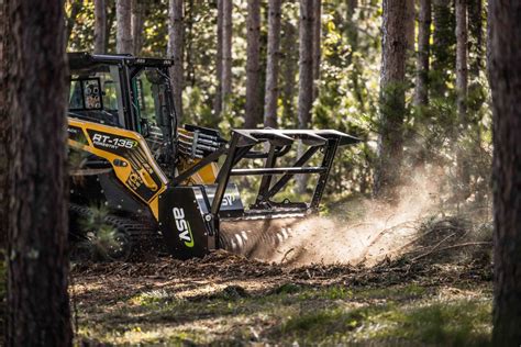 Asv Introduces New Mulchers Snow Attachments And Dozer Blade Wood