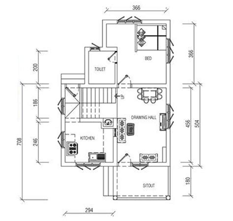 950 Sq Ft Double Floor Home Design With Free Home Plan Sweet Home