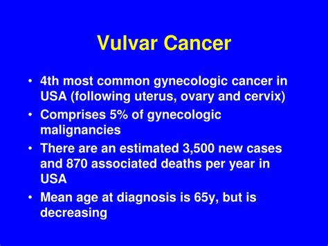 Ppt Vulvar Cancer Powerpoint Presentation Id227179