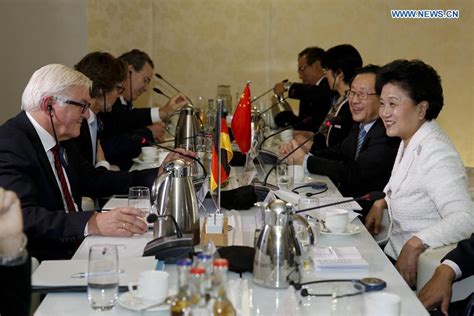 Vice Premier Calls On China Germany To Oppose To Trade And Investment