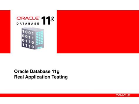 Check the installation and install the expansion. PPT - Oracle Database 11g Real Application Testing PowerPoint Presentation - ID:502513