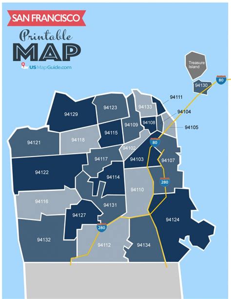San Francisco Bay Area Zip Code Map Map Vector