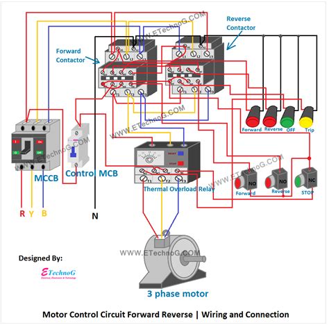 Wiring Diagram For Motor Control Circuit