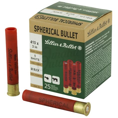 Notify Me Sellier And Bellot Ammo 410 Bore 3 Inch 00 Buckshot 25 Round
