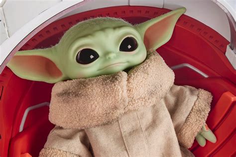 Mattel Premium Baby Yoda Plush Motorized Pram Hypebeast