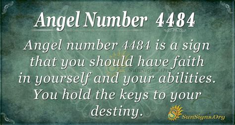 Angel Number 4484 Meaning Strive For Excellence Sunsignsorg