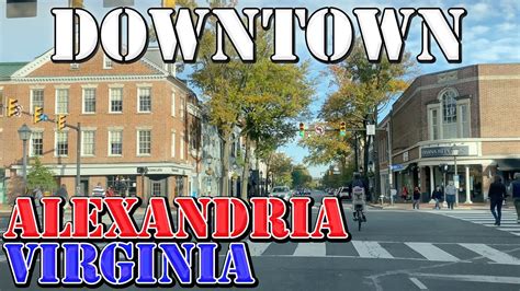 Alexandria Virginia 4k Downtown Drive Youtube